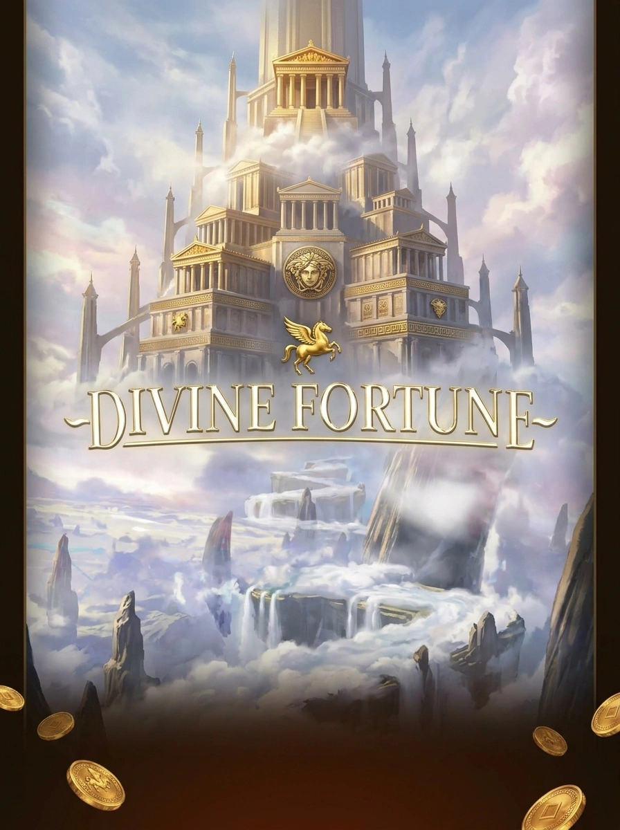 Förhandsvisning av Divine Fortunes affiliate-landningssida